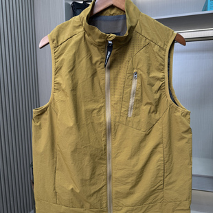 春夏新品 袅 后背激光打孔 胸前 机能马甲外套男 重磅户外猛货