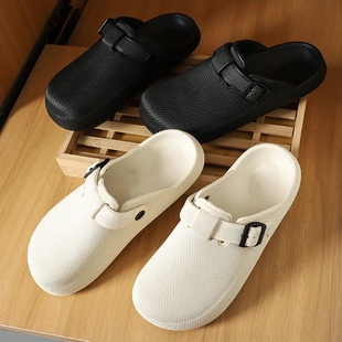 爆款月销4000+！夏季男士包头半拖百搭懒人一脚蹬凉鞋拖鞋居家鞋