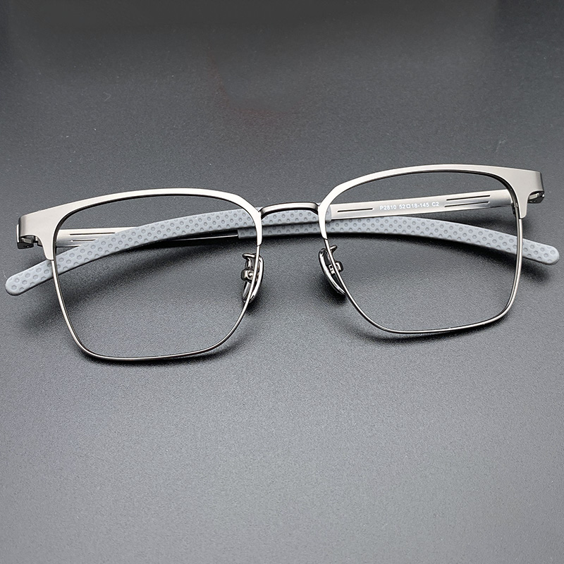 马登新款复古眼镜架不夹脸方框运动眼镜框超轻眼镜架男士近视眼镜