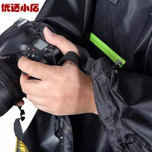 亚马逊户外雨衣雨披野营登山骑行露营涤塔夫连体雨衣遮雨天幕