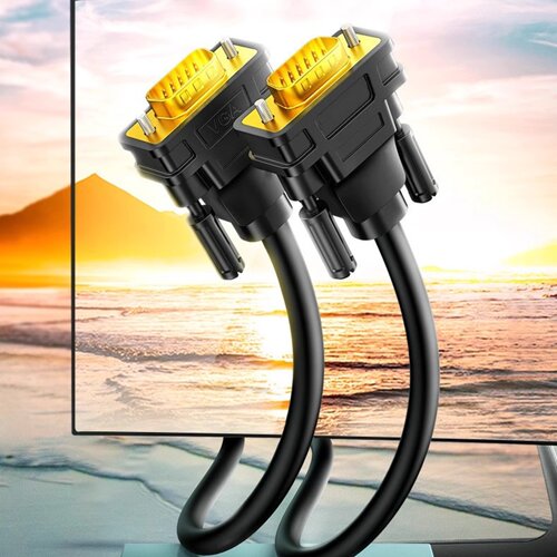 正品vga线视频信号线3+6VGA