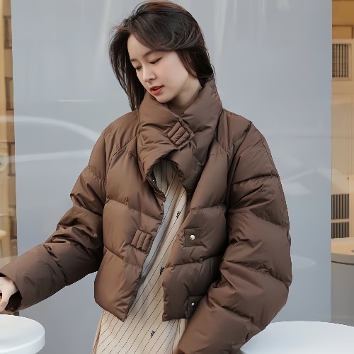 2025年新款棉服女冬短款宽松设计感加厚棉衣时尚棉袄小个子外套潮,女装/女士精品,棉衣/棉服,淘宝优惠券,粉丝福利购,淘宝优惠卷