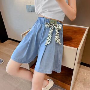 MEYERSHAM女童夏季牛仔短裤
