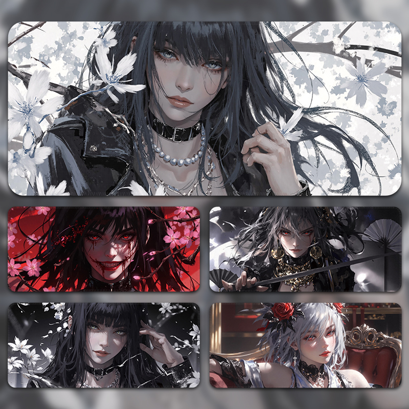 滑鼠垫超大禁欲系电脑垫桌垫定制宿舍电竞游戏专用滑鼠垫键盘垫子