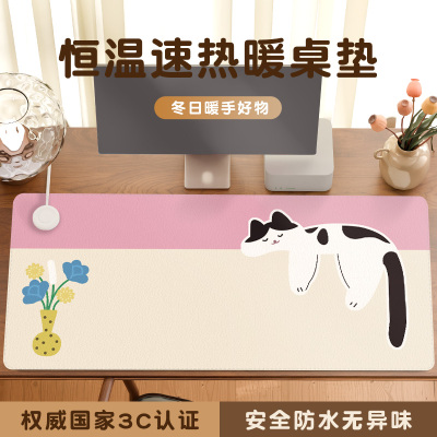 【冬日温暖】卡通猫咪加热鼠标垫