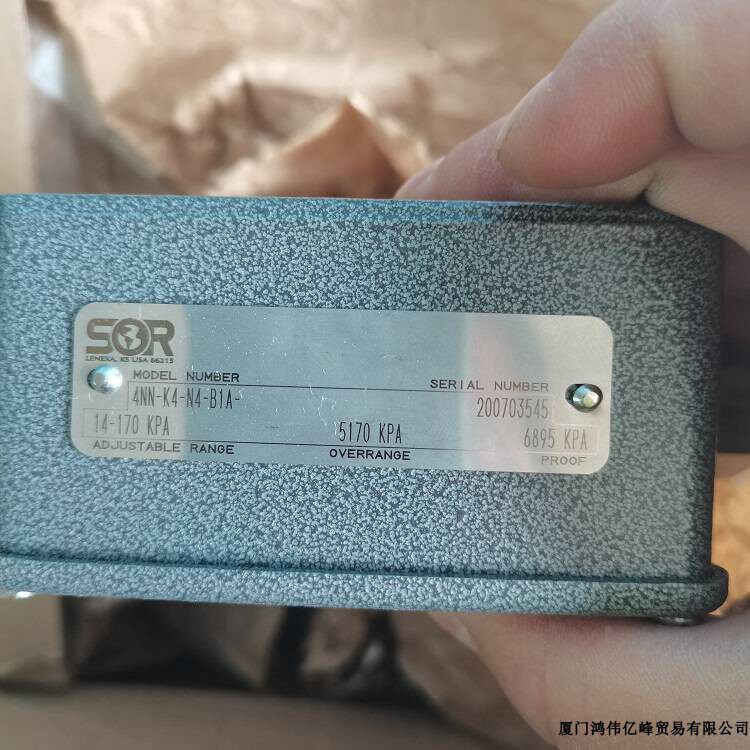 1710A-G2A-C-A4-H1-CL 美国索尔SOR压力开关384025-BH1111