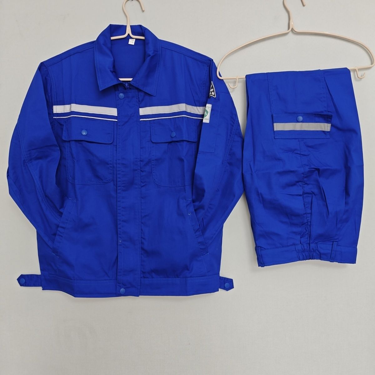 夏季防静电工作服套装男女长袖电工装制服