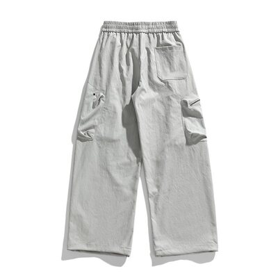 源头工厂美式弯刀工装裤