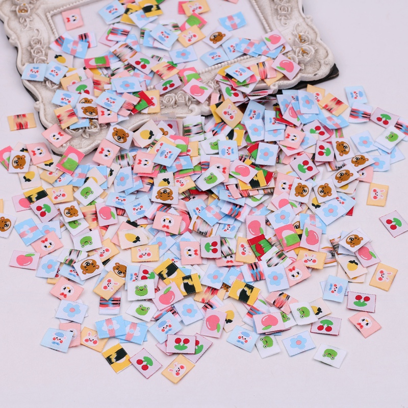 清仓韩版饰品织唛配件发箍发夹手工制作布标布贴 DIY发饰辅料材料