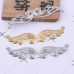 手工diy古風(fēng)發(fā)飾配件 20mm鳳翼翅膀金屬片花片 100 步搖發(fā)簪配件