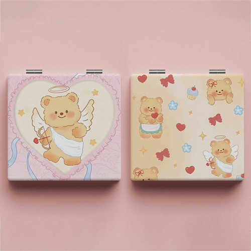 防摔手持便携式可爱小镜子鑫汝钰