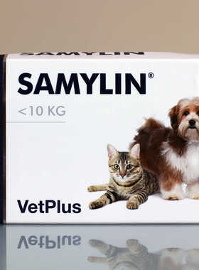 Vetplus宠特宝肝必利中型犬狗锭剂护肝肝炎腹水丹诺仕脂肪肝30粒