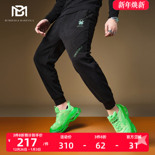 2022年刺绣蜘蛛潮牌重磅卫裤 秋冬款 美式 束脚裤 BM男士 子男款 休闲裤