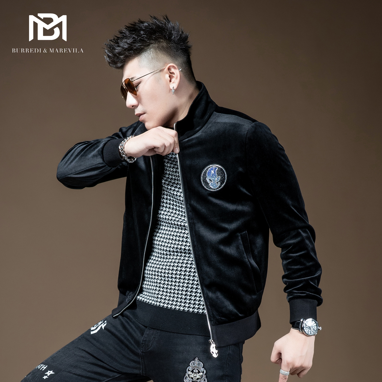 教练夹克欧美街头潮流港风秋