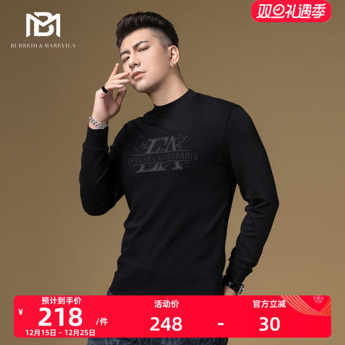 BM轻奢复古花卉刺绣卫衣