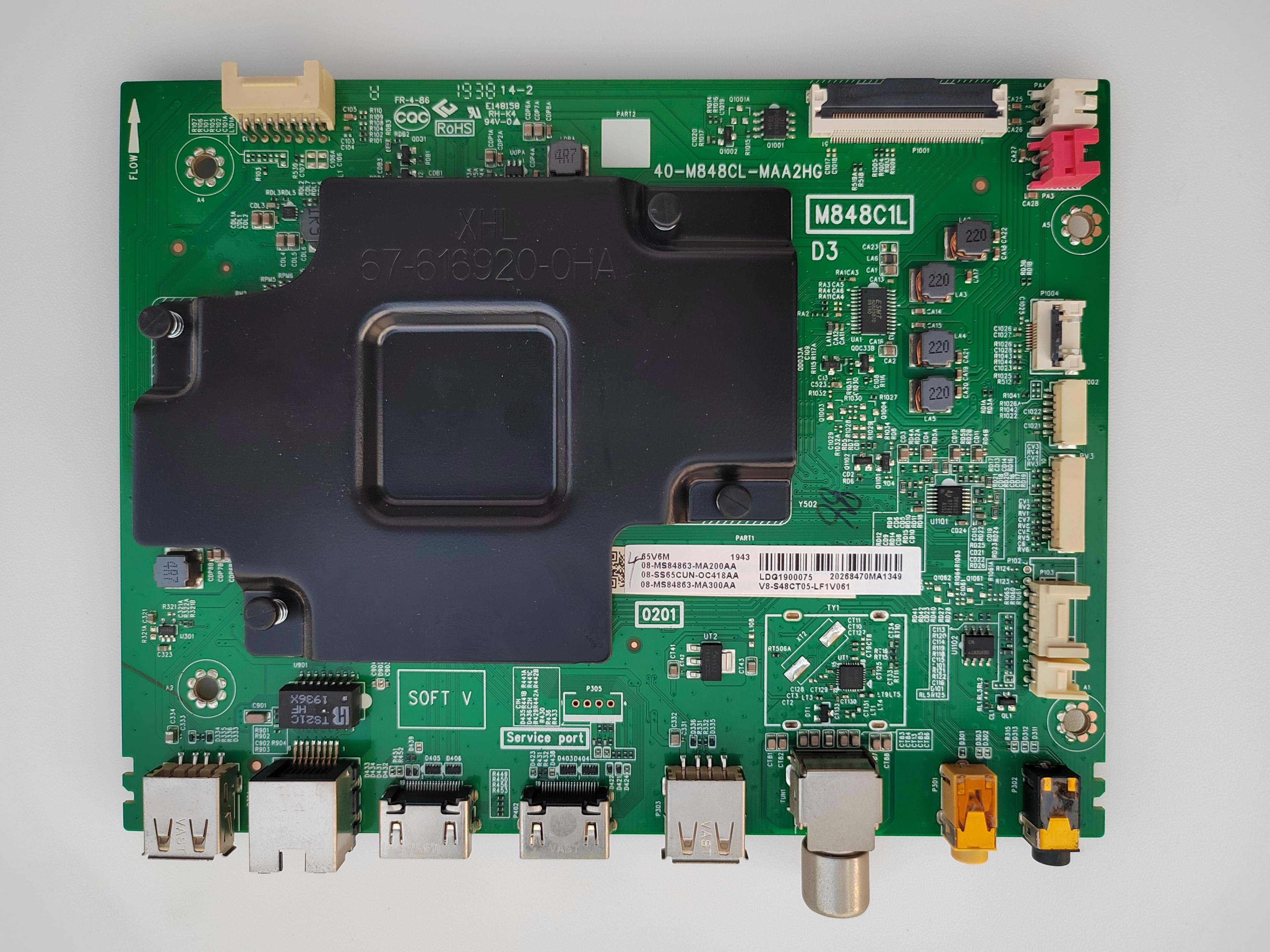 TCL65V6M主板40-M848CL-MAA2HG