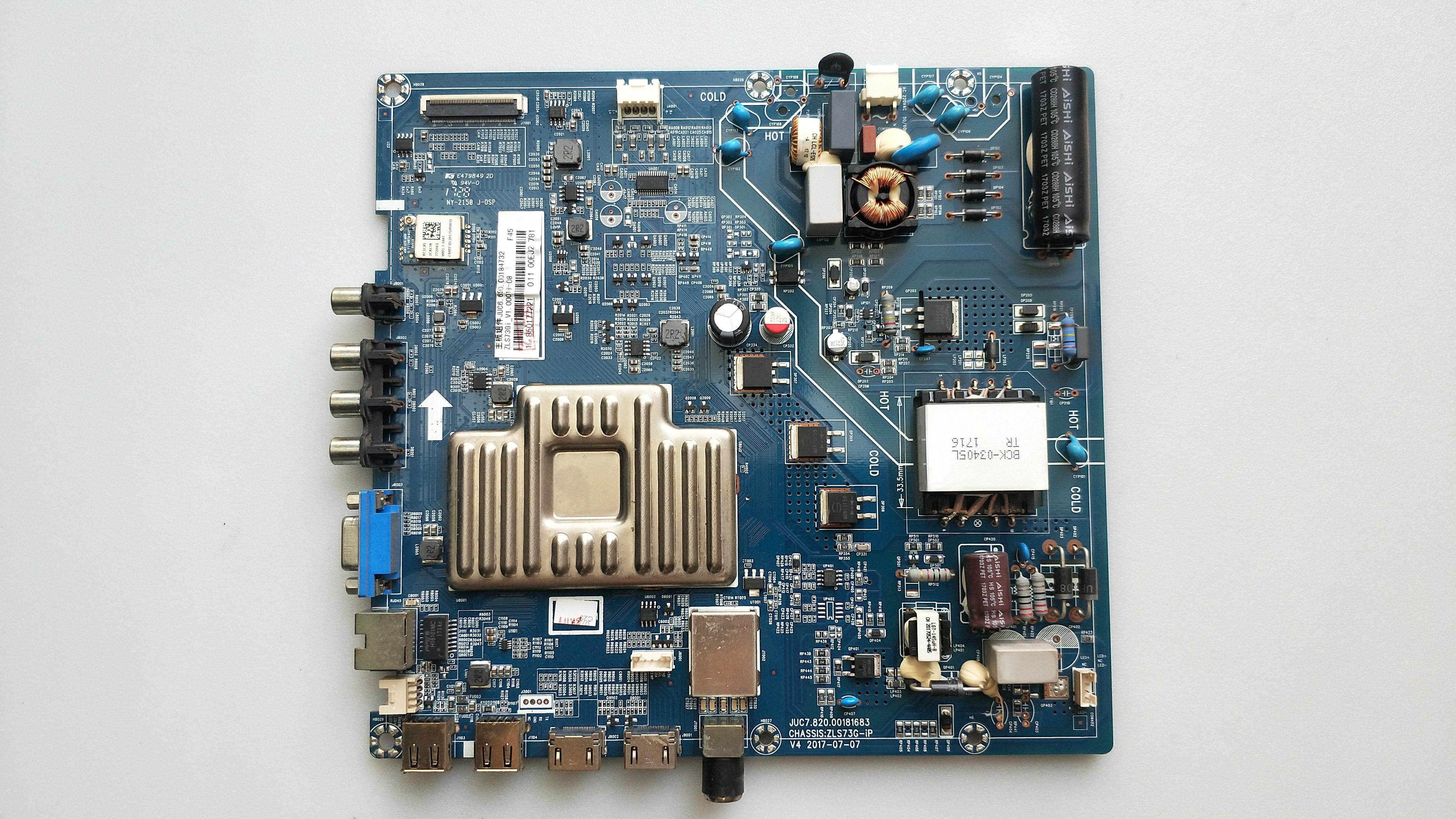 长虹49U1主板 JUC7.820.00181683 屏 C490U16-E3-L LC430EGY-SJM2