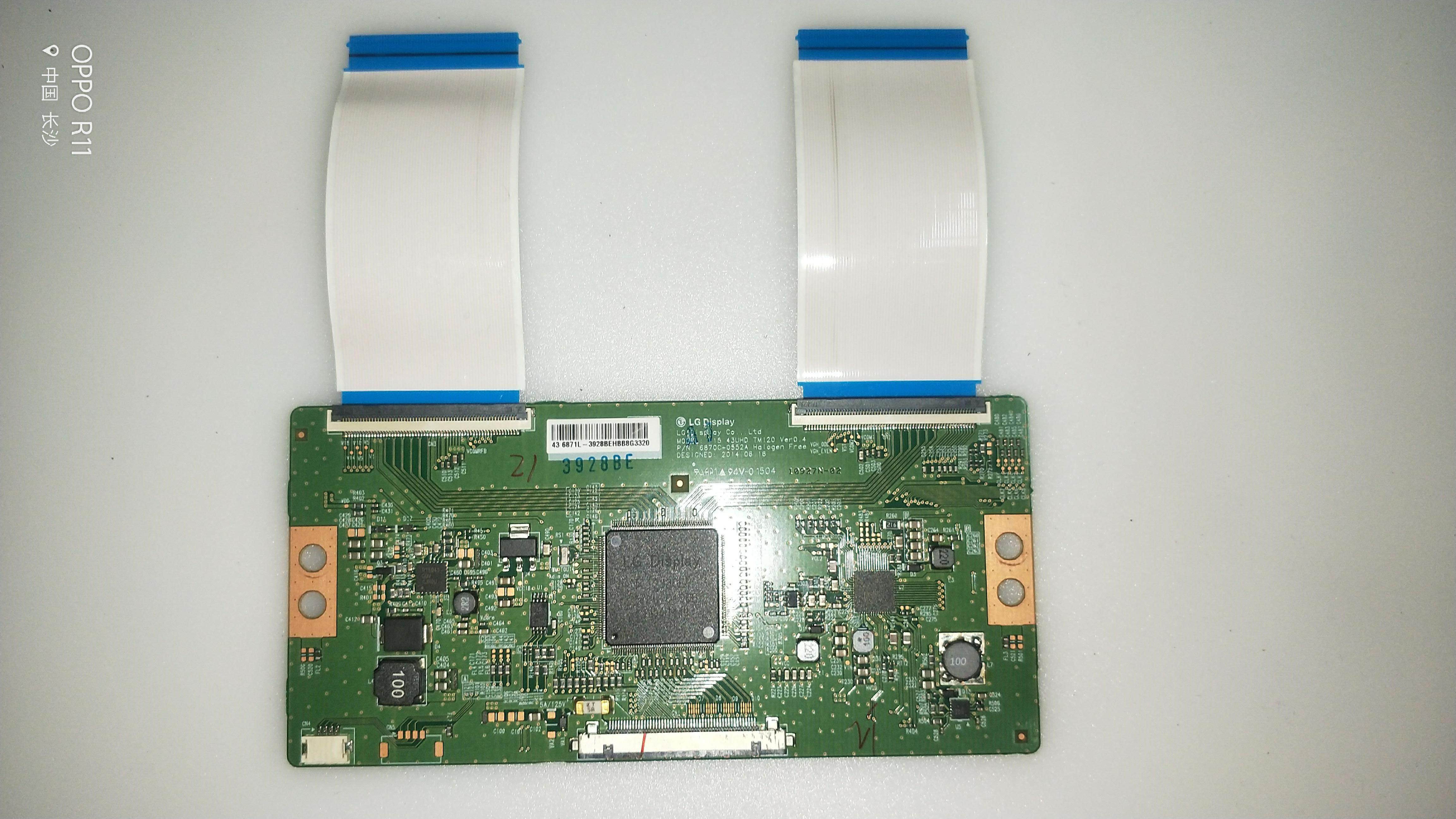 康佳LED43R6200U逻辑板 6870C-0552A 屏727YT 带屏线