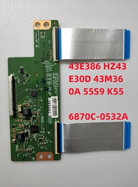 康佳43S1 K43 43P1S LED55U60 43K1000A 43K35逻辑板 6870C-0532A