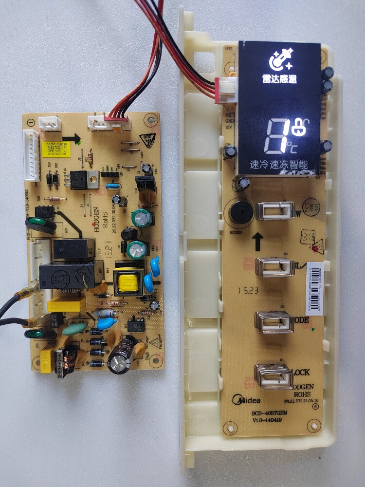 适用美的冰箱BCD-405TGEM主板 50230101009G  显示板50230101009H