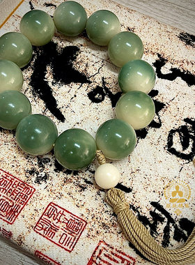 琼玩菩提根手持大号青提手串