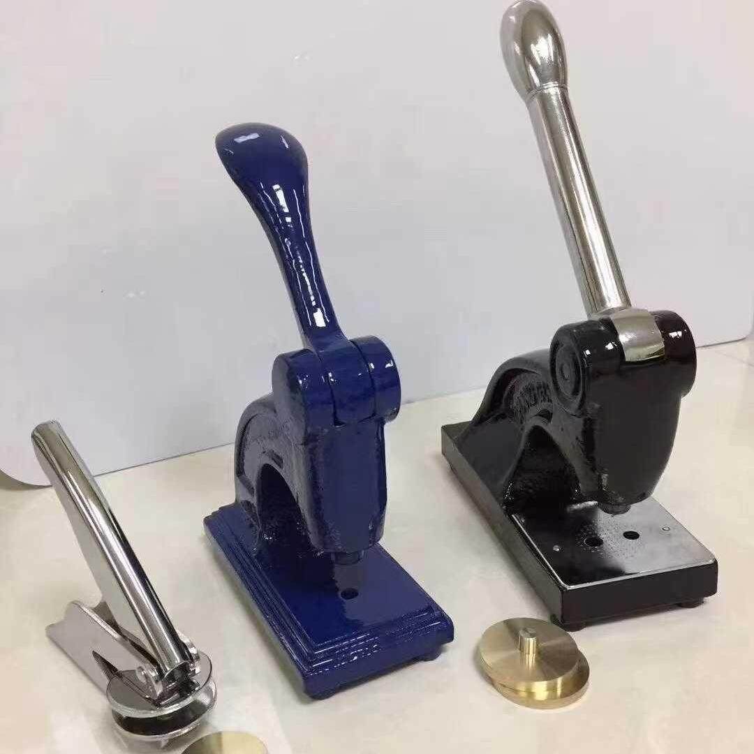 台式定制logo图案重型凹凸钢印