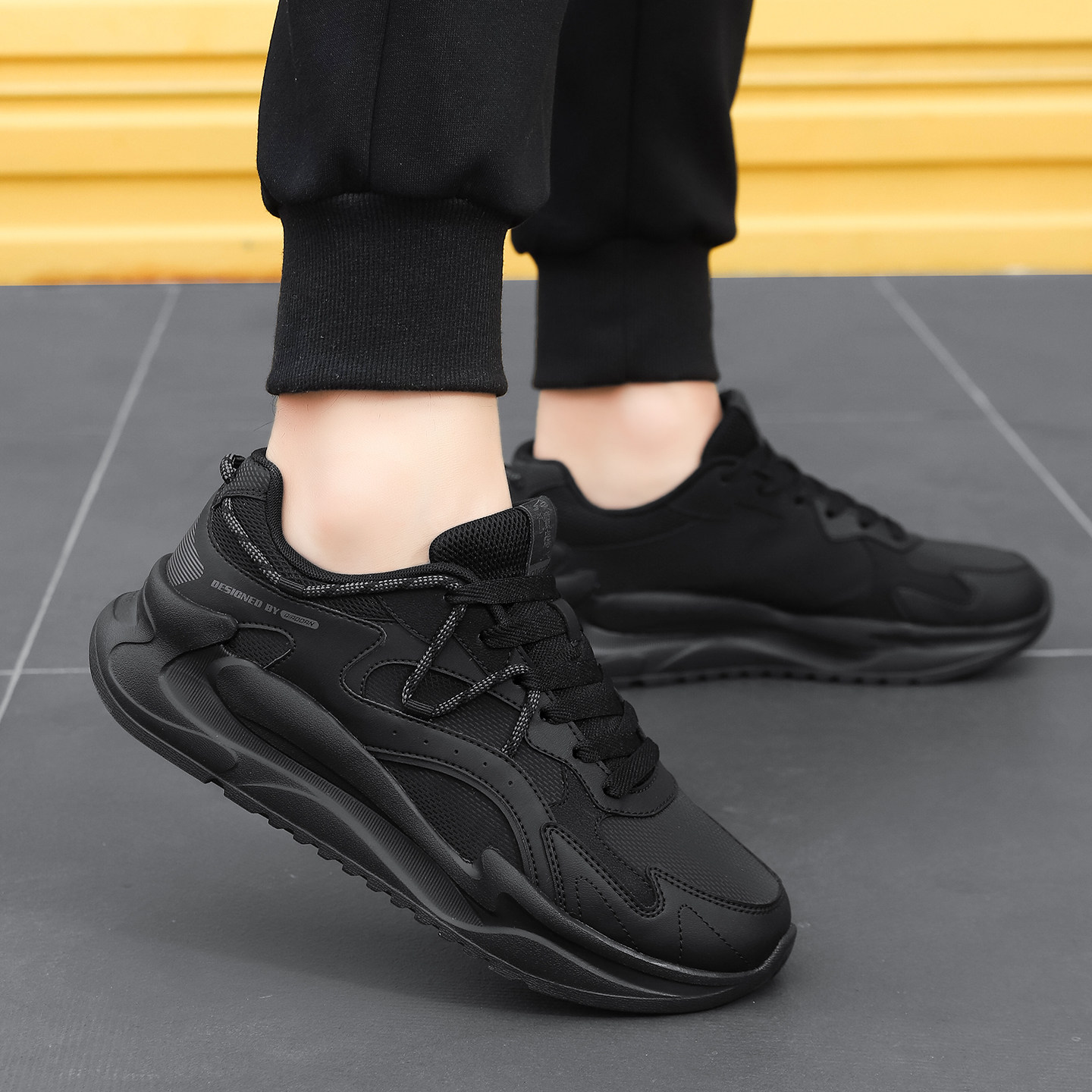 乔丹男鞋运动鞋男士2026春冬季新款官方正品轻便皮面休闲跑鞋男子