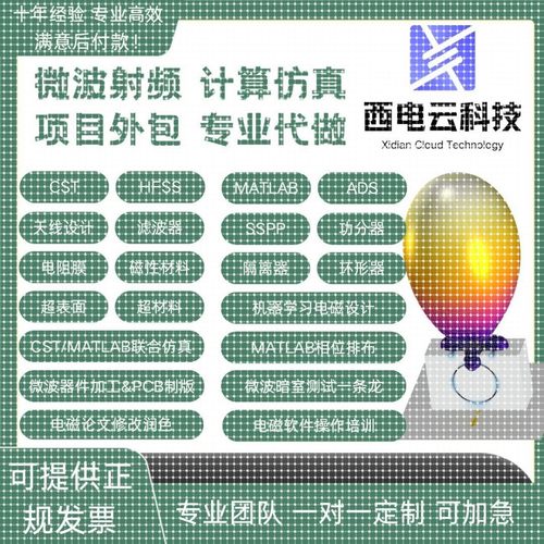 CST/HFSS电磁微波代做彷真设计超表面SPP天线铁氧体机器学习