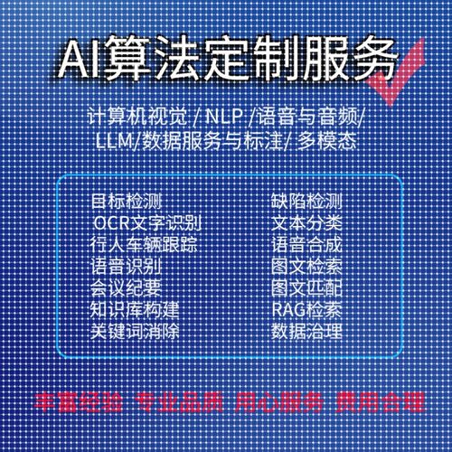 AI算法定制计算机视觉缺陷检测LLM应用与RAG知识库构建python编程