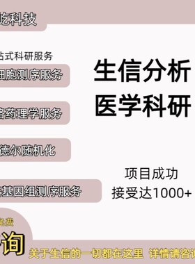 火山气泡柱状GSEA曲线图生信分析作绘图定制数据报告科研文章制图