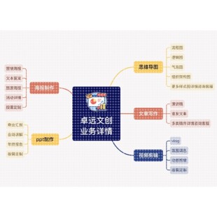 思维导图制作代做设计鱼骨图流程图制作脑图框架图制作美化