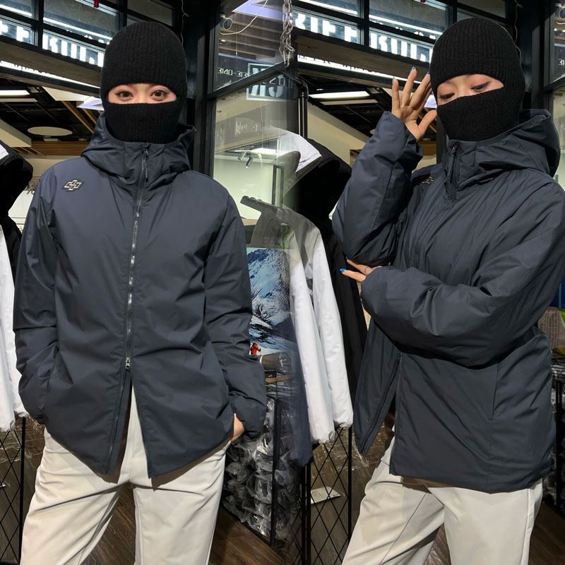 【大嘴衣说】薄棉填充情侣保暖蓬松运动轻量型运动棉服D2963
