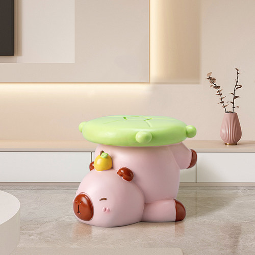 卡皮巴拉换鞋凳创意可爱乔迁礼物