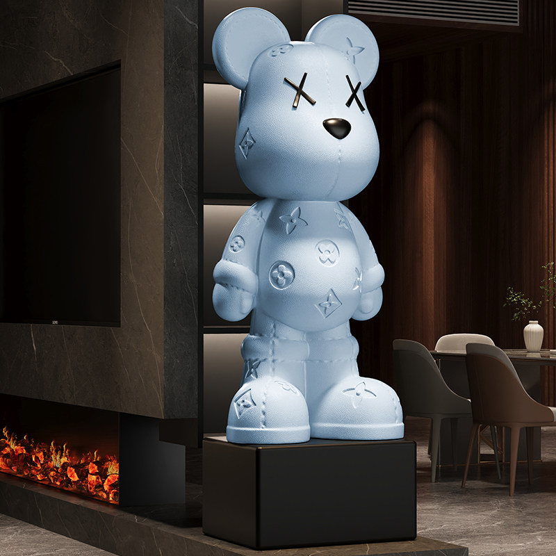 轻奢暴力熊大摆件存钱罐客厅电视柜沙发旁落地装饰品高档乔迁礼物,家居饰品,落地摆件,淘宝优惠券,粉丝福利购,淘宝优惠卷