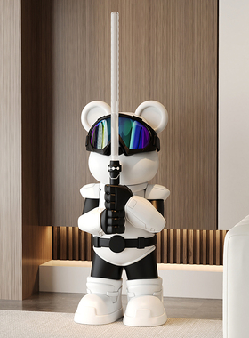 光剑暴力熊客厅大型落地摆件手办