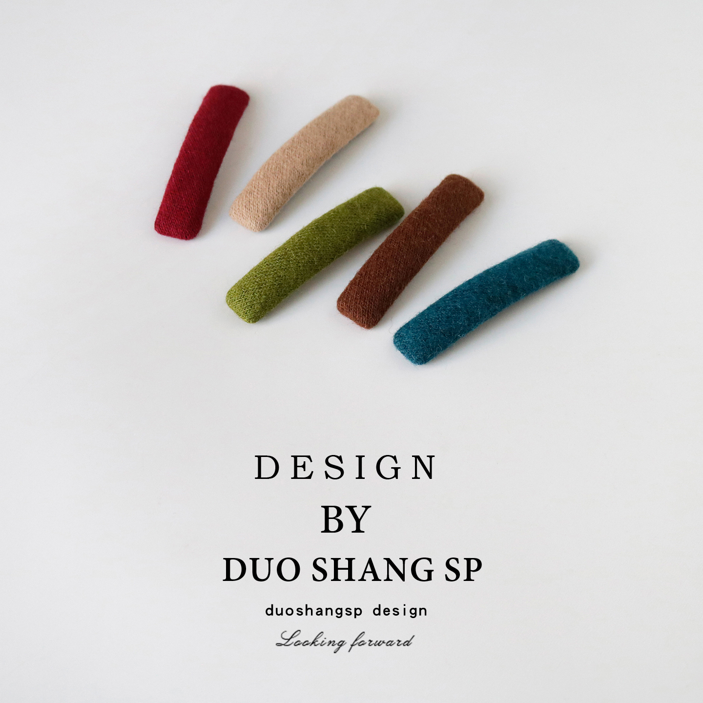 秋冬毛呢BB夹简约发夹女百搭头饰