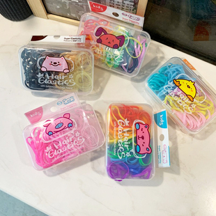 韩国扎头发橡皮筋一次性发圈发饰女高弹力发绳耐用不伤发头绳大人