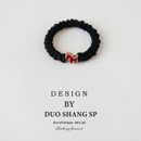 新年小马发绳简约金属小肠发圈百搭头饰红色本命年扎头发头绳少女