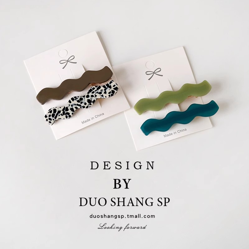 韩国小清新少女发饰侧边网红对夹