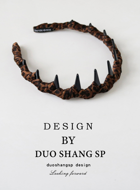 秋冬麂皮绒发箍女复古洋气带齿防滑高颅顶发卡头饰品外戴洗脸头箍