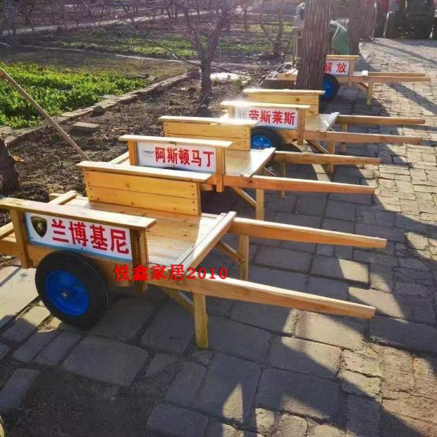 厂家直销老式农具运输车儿童手拉车户外游戏小推车
