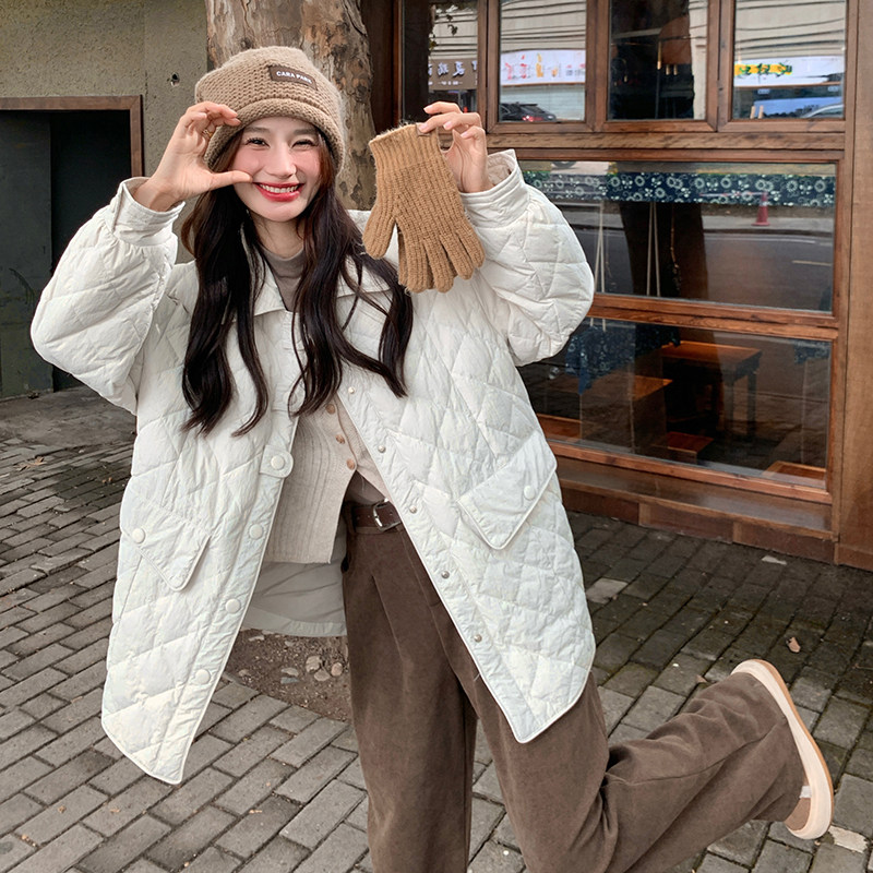 现货！保暖菱格棉服小个子宽松257-58335-P175K258,女装棉衣/棉服,浙宝257