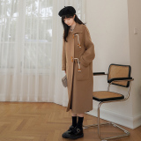 【22冬重点主推款！！】已出大货！韩版牛角扣毛呢大衣P185K268，女装毛呢外套，浙宝257