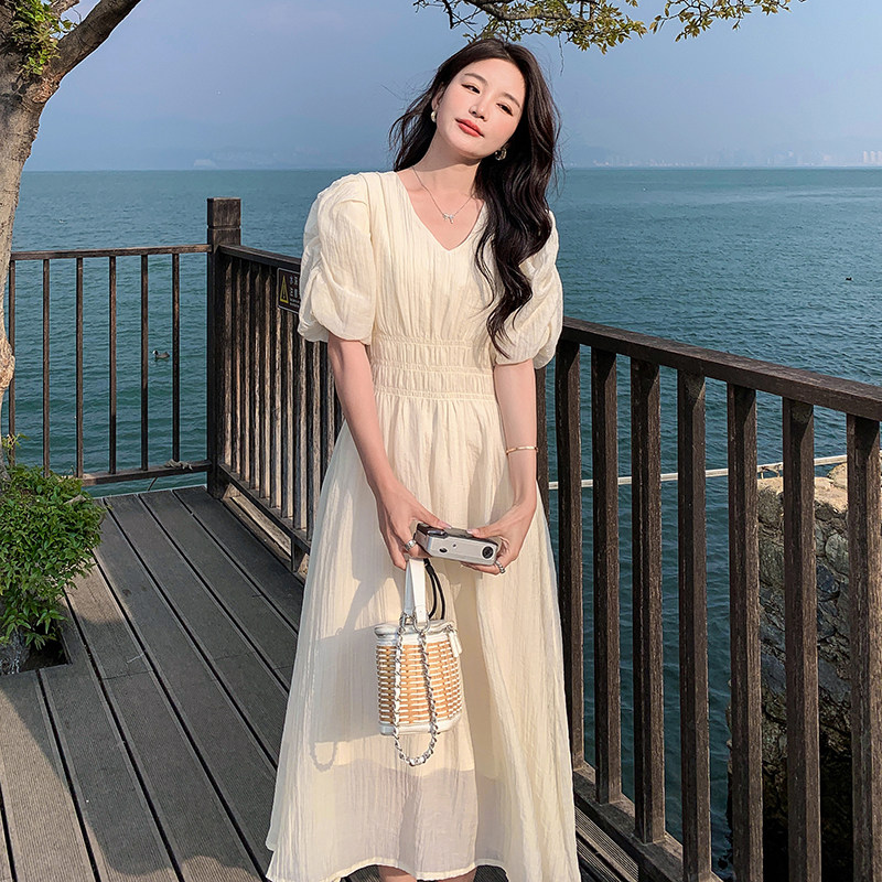已出货！新加粉色仙仙的长款连衣裙257-58271-P115K168,女装连衣裙,浙宝257