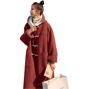 【双12主推】退货率低 高转化 加加厚牛角扣呢大衣P175K248图片