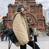 现货足！小个子绗线格子高克重棉服257-58372-P195K278，女装棉衣/棉服，浙宝257