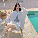 @新品！现货！！棉麻料衬衫三件套257-58502-P155K228，女装套装/套裙，浙宝257