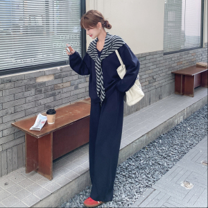 已出大货26春新款！松弛感显瘦套装送披肩 257-58532-P195K318图片
