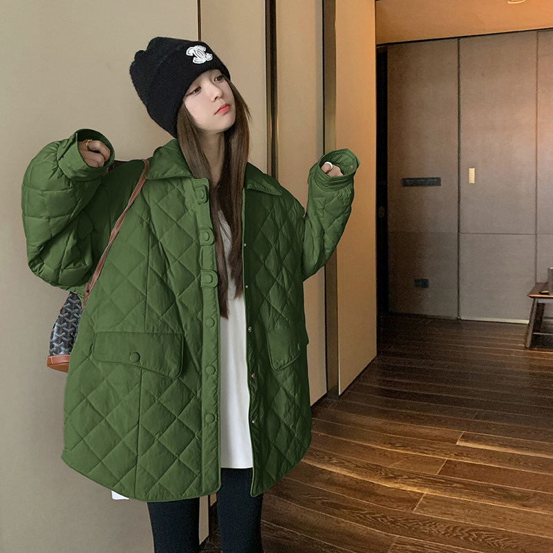 都是现货！保暖菱格棉服小个子宽松257-58335-P175K258,女装棉衣/棉服,浙宝257