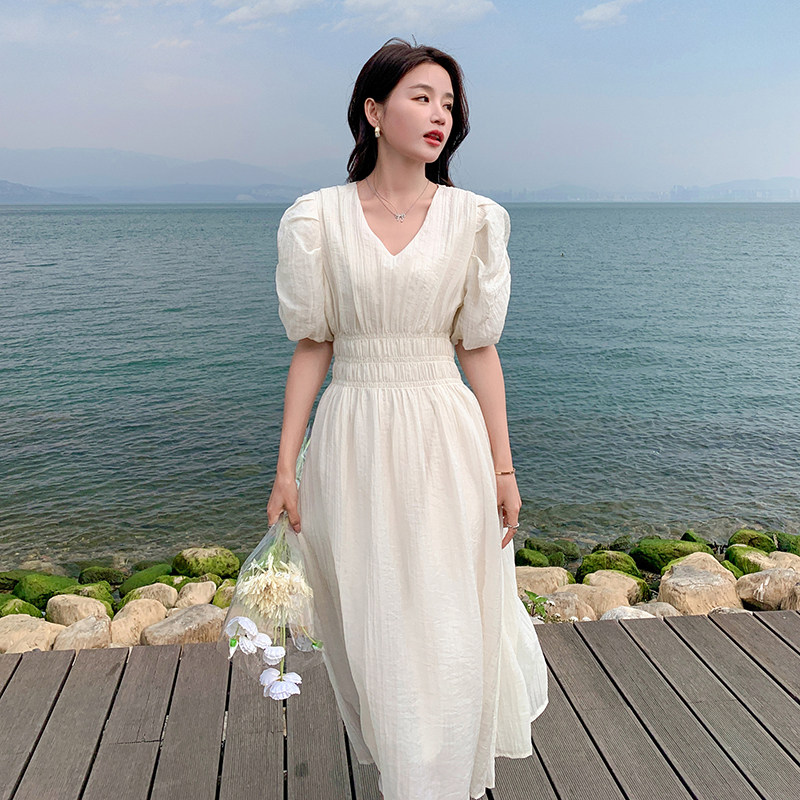 已出货！新加粉色仙仙的长款连衣裙257-58271-P115K168,女装连衣裙,浙宝257